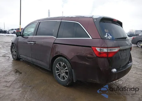 2012 Honda Odyssey Ex-L из США, поврежденный, VIN 5FNRL5H60CB044087